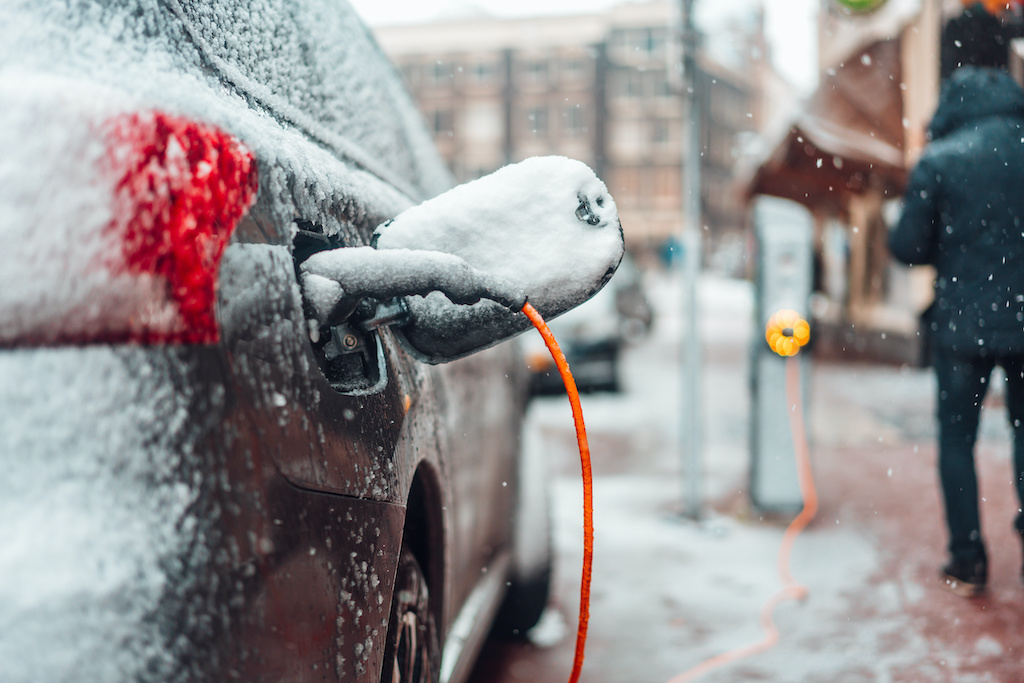EV range impact in winter
